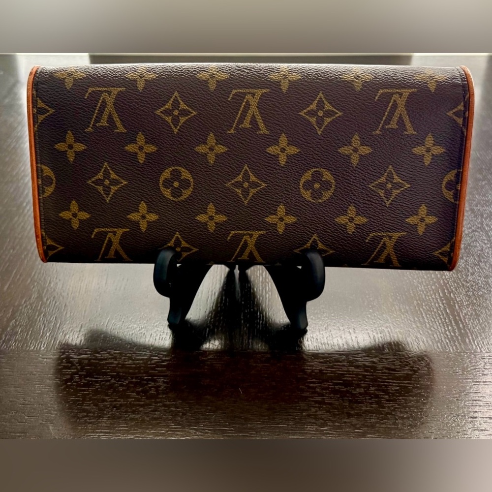 Vintage 2001 Louis Vuitton Monogram Twin Pochette GM - Picture 10 of 16